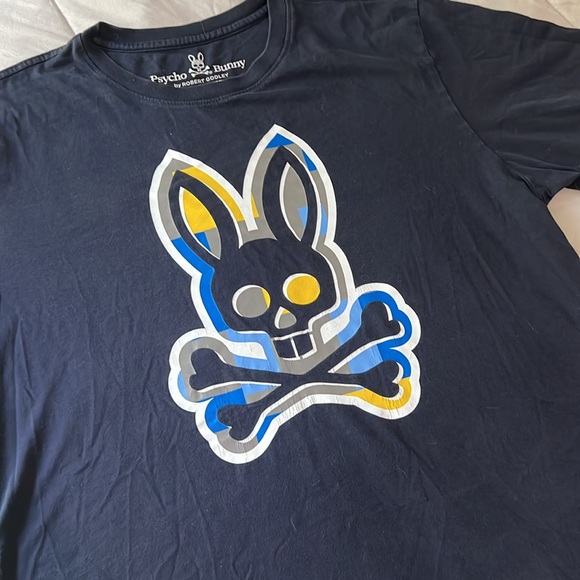 PSYCHO BUNNY MULTICOLOR LOGO GRAPHIC TSHIRT - Picture 9 of 11
